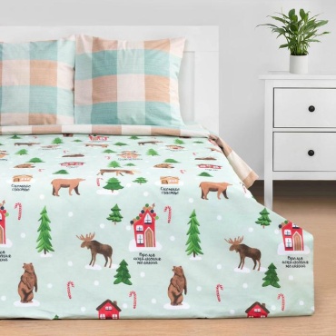 Комплект Этель семейный бязь, : 70x70 см