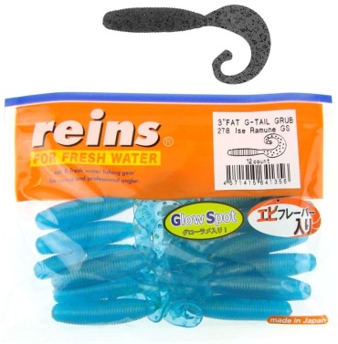 Силикон Reins Fat G-Tail Grub 3" 278 Ise RamuneGS