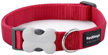Red Dingo ошейник для прогулки универсальный красный