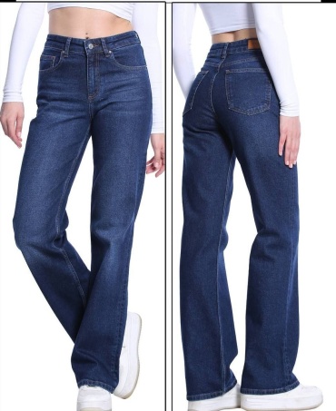 Джинсы прямые Jeans Town синий