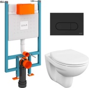 VitrA унитаз с инсталляцией GR800-18747855B003-0075740-2211lift, санфарфор