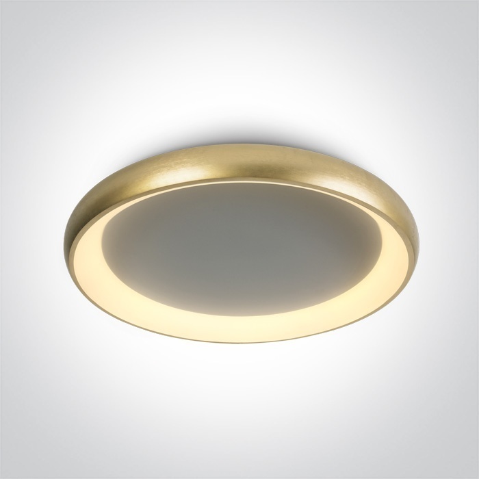 Светильник потолочный Light LED 50 Вт золотистый