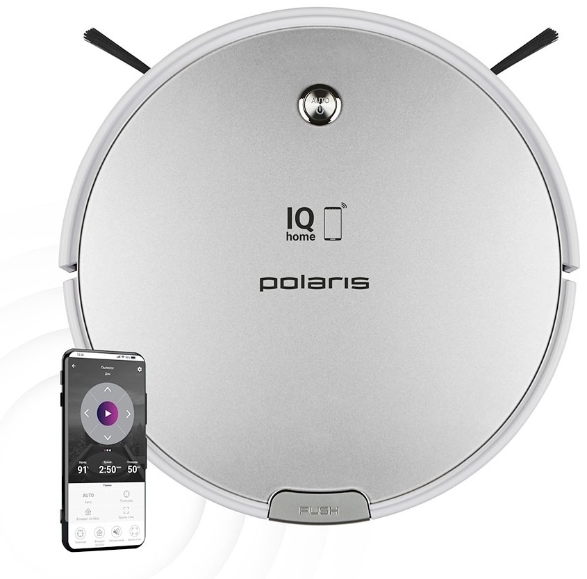 Робот-пылесос Polaris PVCR 0833 серебристый