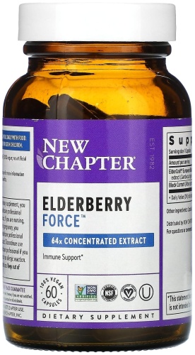 New Chapter Elderberry Force капсулы 60 шт