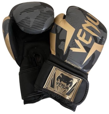 Боксерские перчатки Venum 12 oz серый, камуфляж