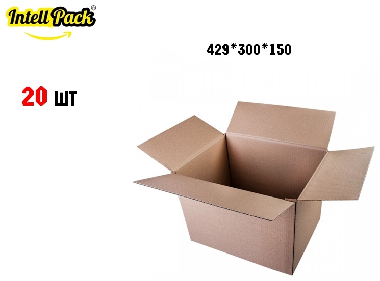 Коробка Intellpack 710170845 картон 42.9 см 20 шт