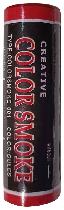 Цветной дым Color Smoke красный 40 с 1 шт