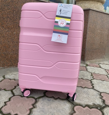Чемодан LStar 287423 полипропилен 67 л розовый