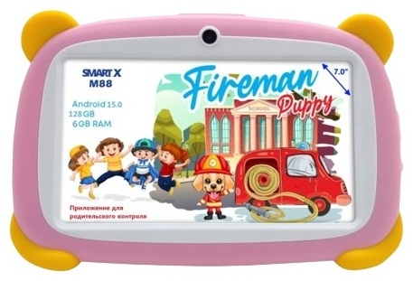 Планшет Smart X M88 7 дюйм 6 Гб/128 Гб розовый
