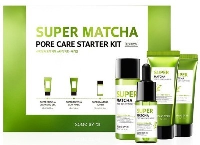 Some by Mi Super Matcha Pore Care Starter Kit набор по уходу за лицом для женщин