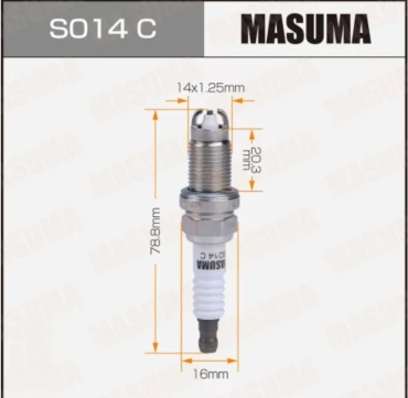 Свеча зажигания MASUMA S014C