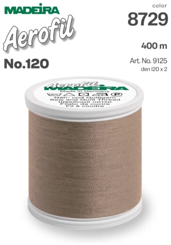 Нить универсальная Madeira Aerofil №120 400 м 9125-8729