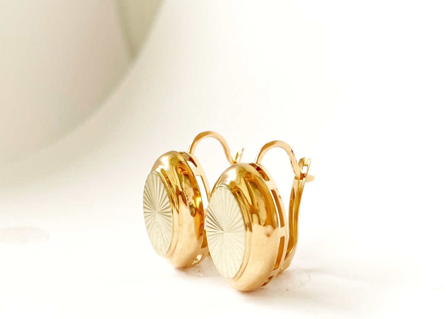 Серьги Global Gold MDM02SR вес 2.9 г золото, без вставок