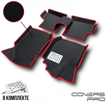 COVERSPRO 122655 Toyota Highlander 2014-2018 красный, черный