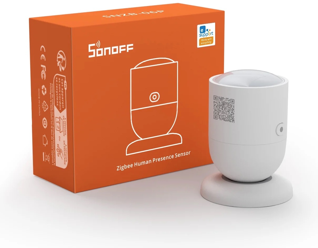 Датчик движения SONOFF SNZB-06P, экосистема: Amazon Alexa, Умный дом Яндекса, Google Home