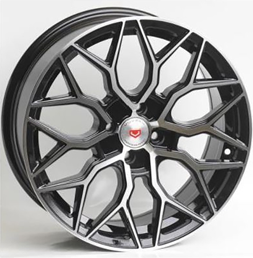 Replica HF-2 6x14/4x100 D67.1 ET35 черный, серебристый