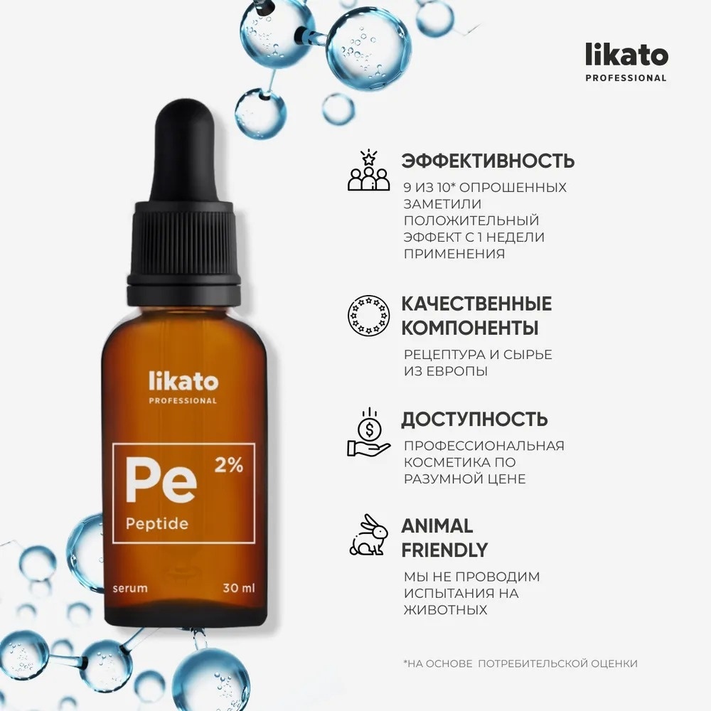 Likato Professional сыворотка Peptid 2% Serum для лица 30 мл