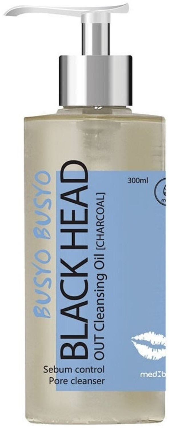 Med B Busyo Black Head Out Charcoal гидрофильное масло 300 мл