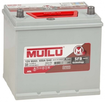 MUTLU 650A 68Ah -/+