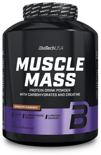BioTech USA Muscle Mass Ваниль 4000 г