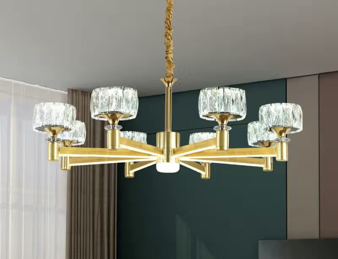 Люстра подвесная Light LED, кол-во ламп: 10 шт