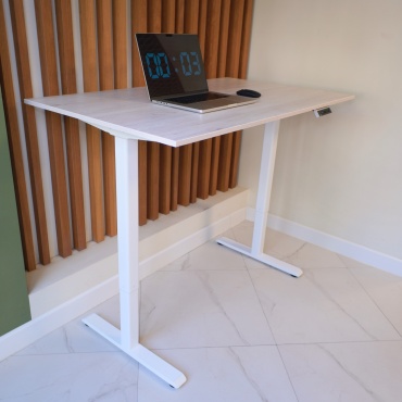 Стол компьютерный STAND LITE, 145х80x70 см, белый, бежевый