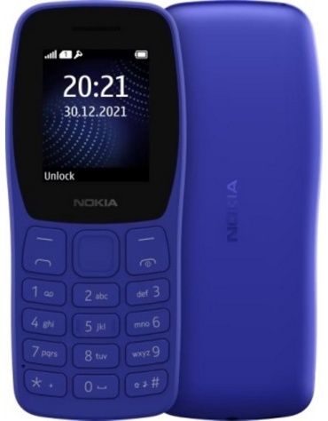 Nokia 105 2022 DS синий