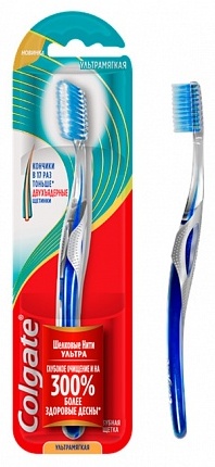 Colgate Шелковые нити ультра зубная щетка ультрамягкая 1 шт