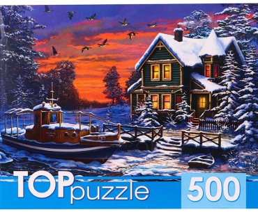 TopPuzzle Зимний пейзаж ХТП500-6818 500 деталей