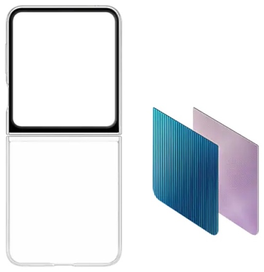 Samsung Flipsuit Case EF-ZF731CTEGRU для Samsung Galaxy Z Flip5 прозрачный