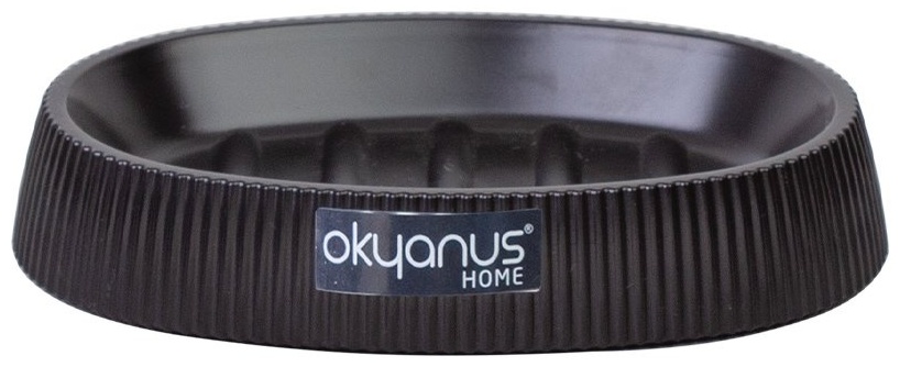 Okyanus Home мыльница OKY-481 черный 1 шт, пластик