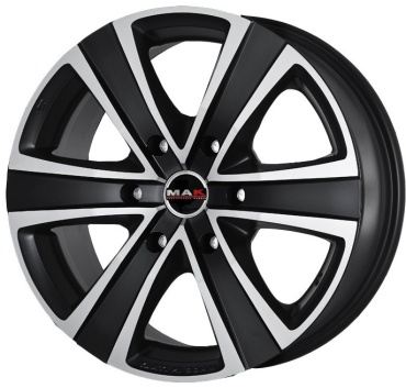МАК Fuoko 6 8x18/6x139.7 D112 ET20 4 диска черный