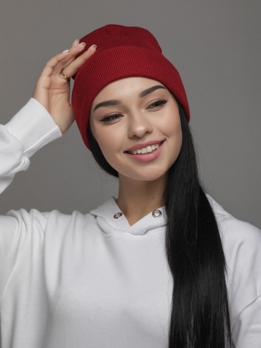 Шапка Cappello размер универсальный, красный