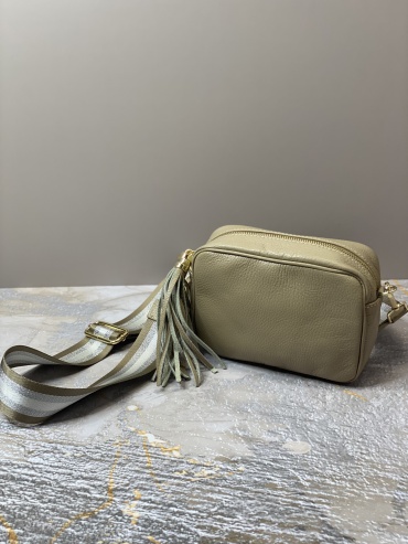 Сумка кросс-боди Genuine Leather натуральная кожа кофейный