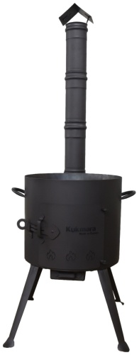 Комплект казан с печкой Kukmara 12 л, чугун
