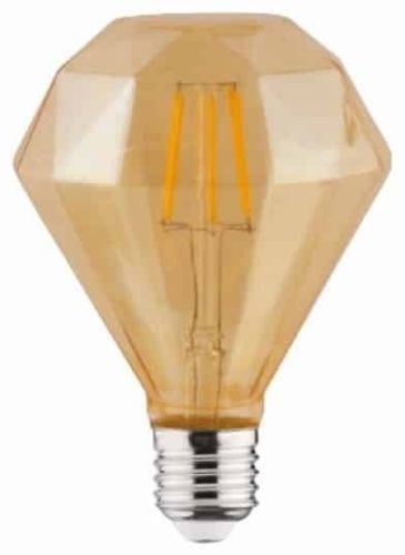 Horoz Electric 4W E27, светодиодная, филаментная, теплый белый