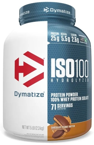Dymatize ISO100 Hydrolyzed Шоколад-Арахисовое масло 2300 г
