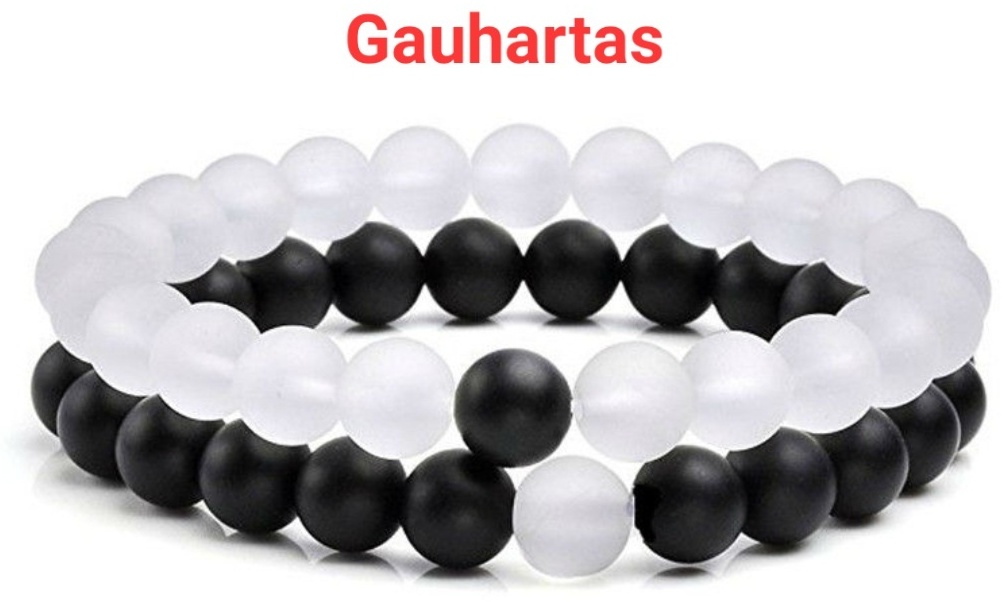 Gauhartas длина 18.19 см натуральный камень, агат, горный хрусталь