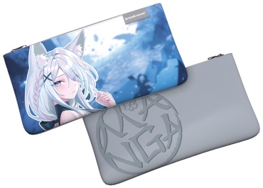 Пенал Erich Krause Light Manga Grey , застежка молния, серый
