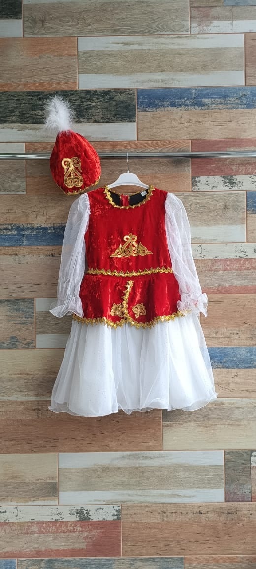 Национальный костюм Fashion collection белый, красный