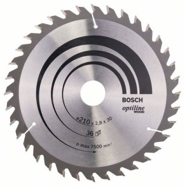 Пильный диск по дереву Bosch 2608640622, 210x30 мм, 36Т