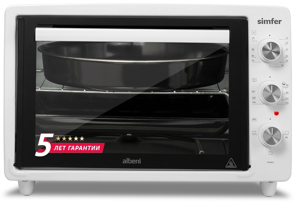 Купить Настольная электропечь Simfer Albeni Comfort M3402 белый в ...