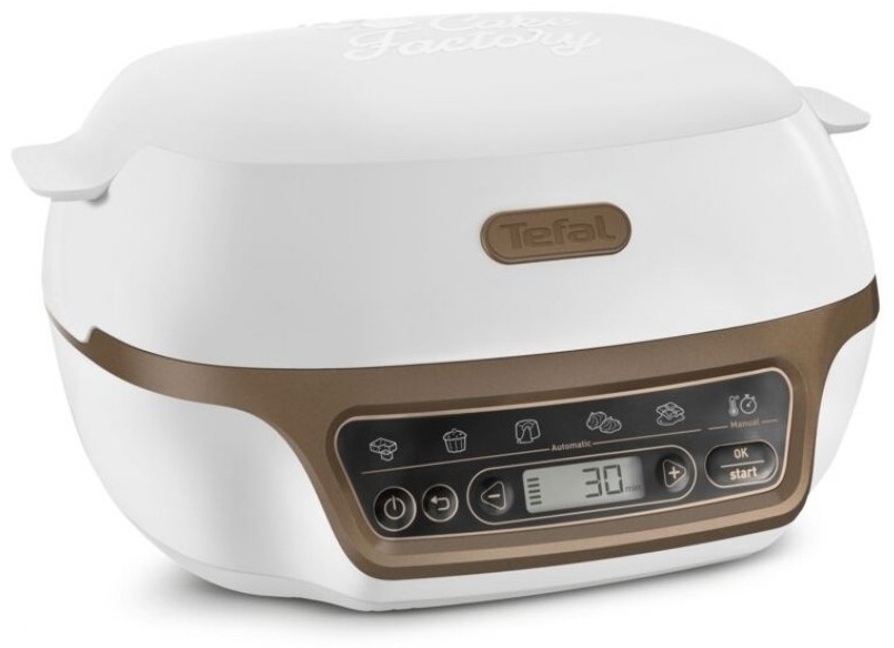 Хлебопечь Tefal KD802112 коричневый, белый
