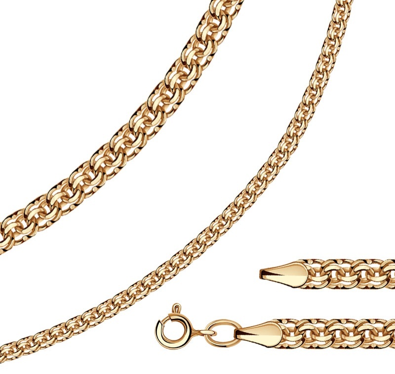 Купить Цепь Ювелир Трейд 570005022 длина 50 см, вес 4.07 г золото ...