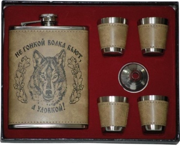 Helios Волк HS-N-W-А09 коричневый 6 предметов