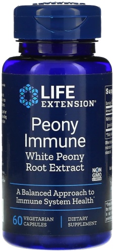 Life Extension БАД Peony Immune White Peony Root Extract 60 капсул