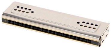 Губная гармошка GEWA Harmonica Double-Tremolo 798520 Silver серебристый