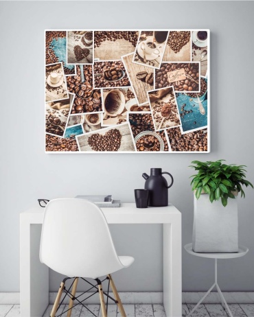 Dekor Vinil картина Кофейный коллаж 50x70 см