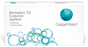 Контактные линзы CooperVision Biomedics 55 -2.50 кривизна 8.6 на месяц 6 шт