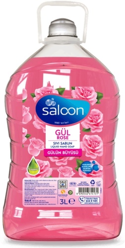 Жидкое мыло туалетное Saloon Liquid Hand Wash Rose 3000 мл